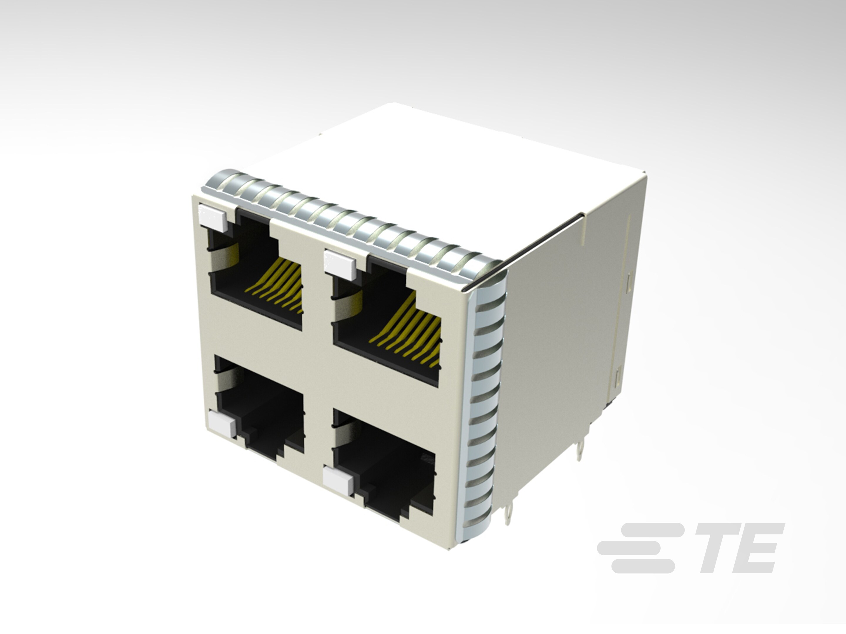 STK MJ ASSY,8POS,2X2,CAT5E-2303402-1