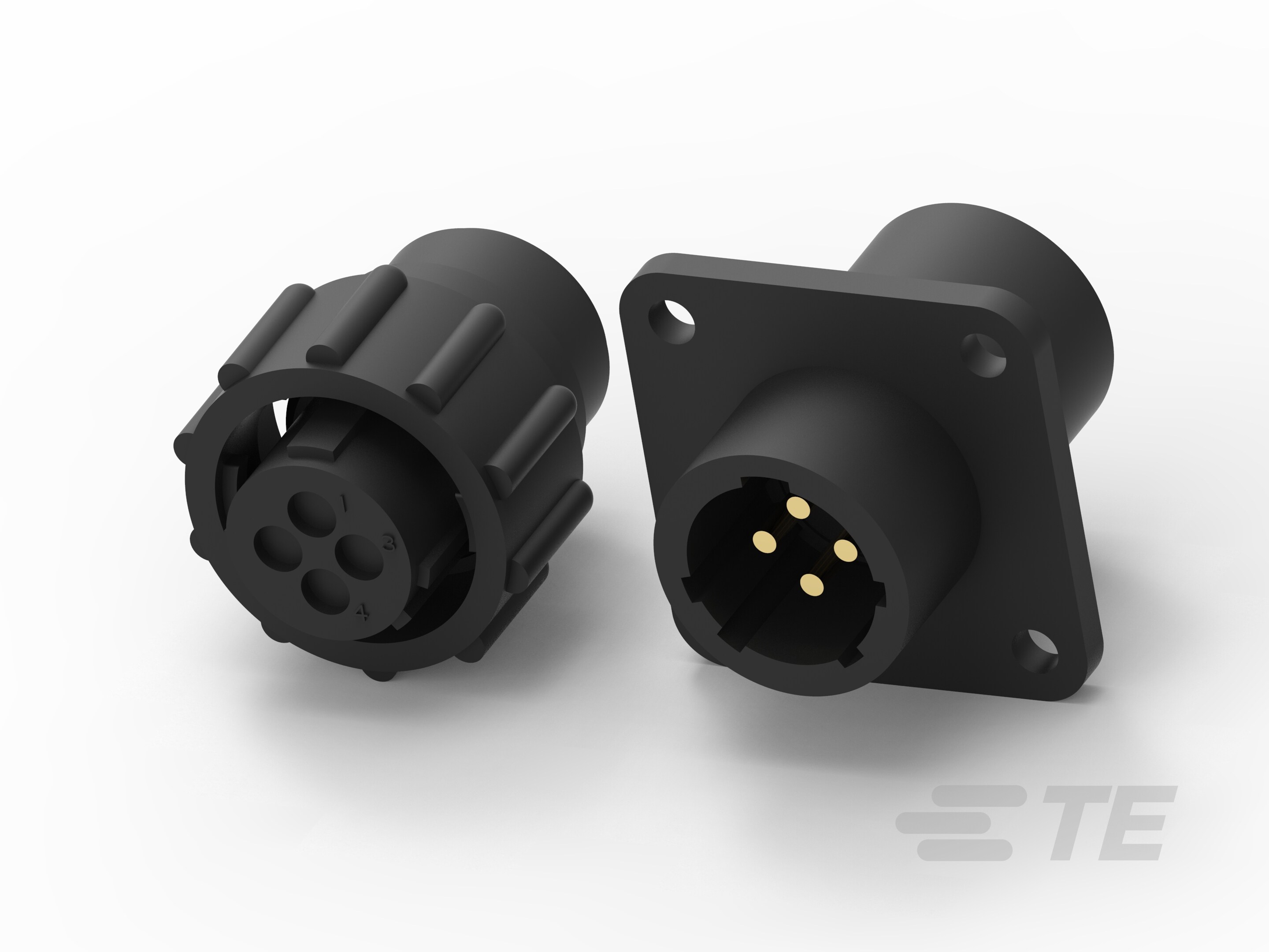 Cable/Panel Mount Connector, CPC Series 1-CAT-AM71-C83998J