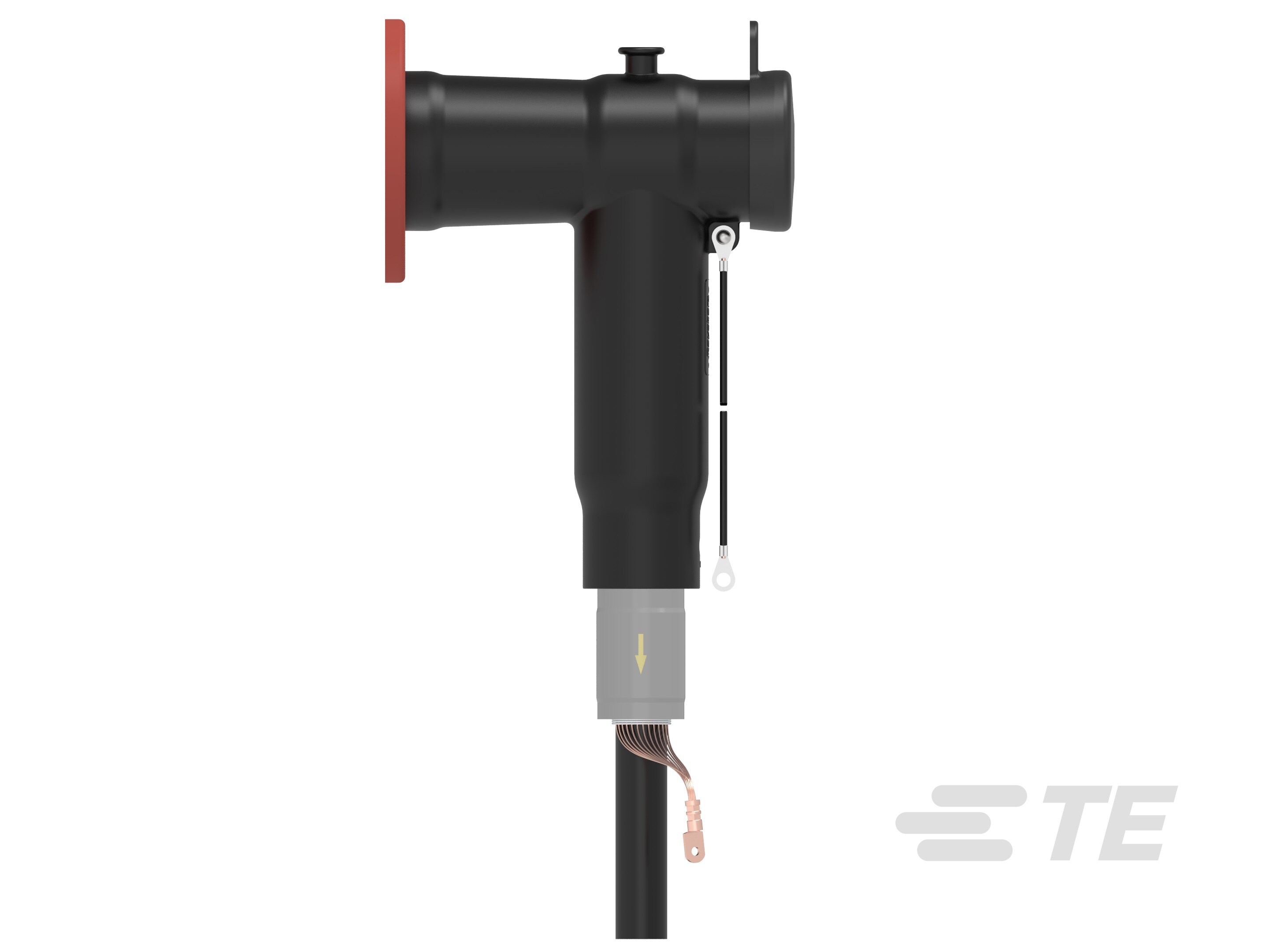 用于 C 型套管的可分离连接器，630A-CAT-ELBC-24