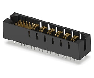 垂直插头，压接式