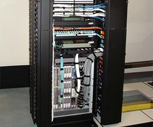 风电场的能源控制中心。