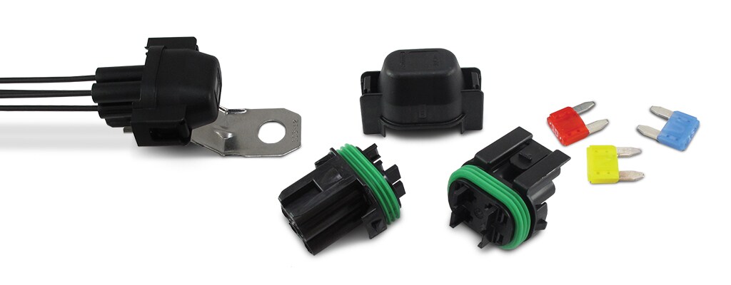 密封型两位保险丝座