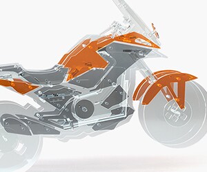 两轮车的互动演示