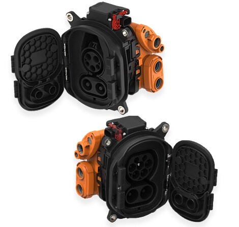 商用车辆CCS1与CCS2充电接口