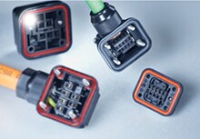 白色背景中的各种微型电机连接器