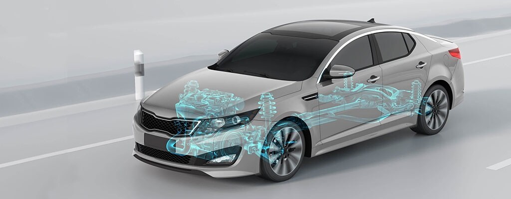 汽车底盘渲染图