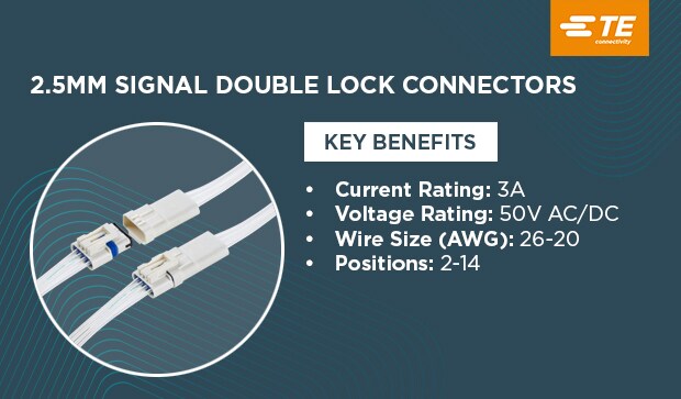密封双重锁定信号连接器
